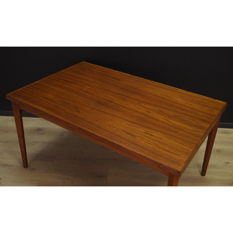 Table vintage scandinave en teck 1970