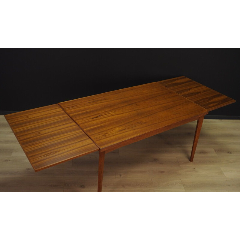 Table vintage scandinave en teck 1970