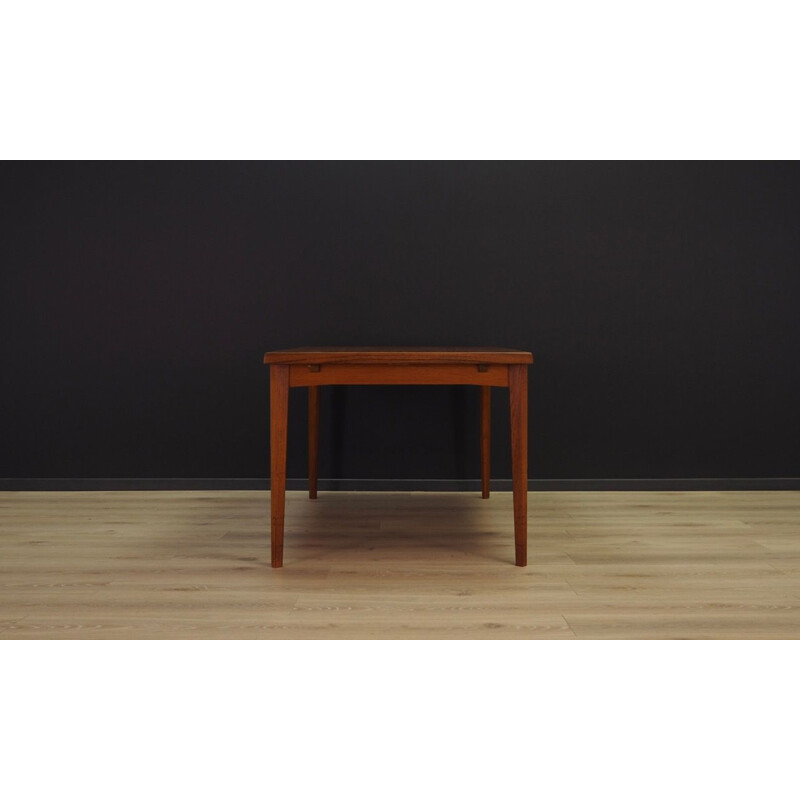 Vintage scandinavian teak table 1970