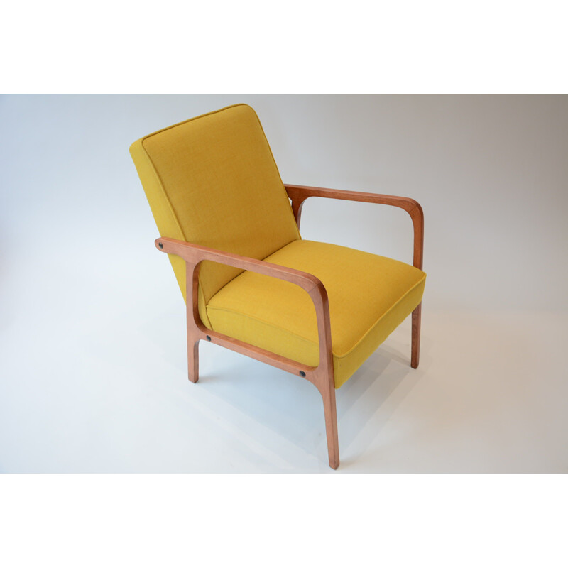 Fauteuil vintage KADR Jaune