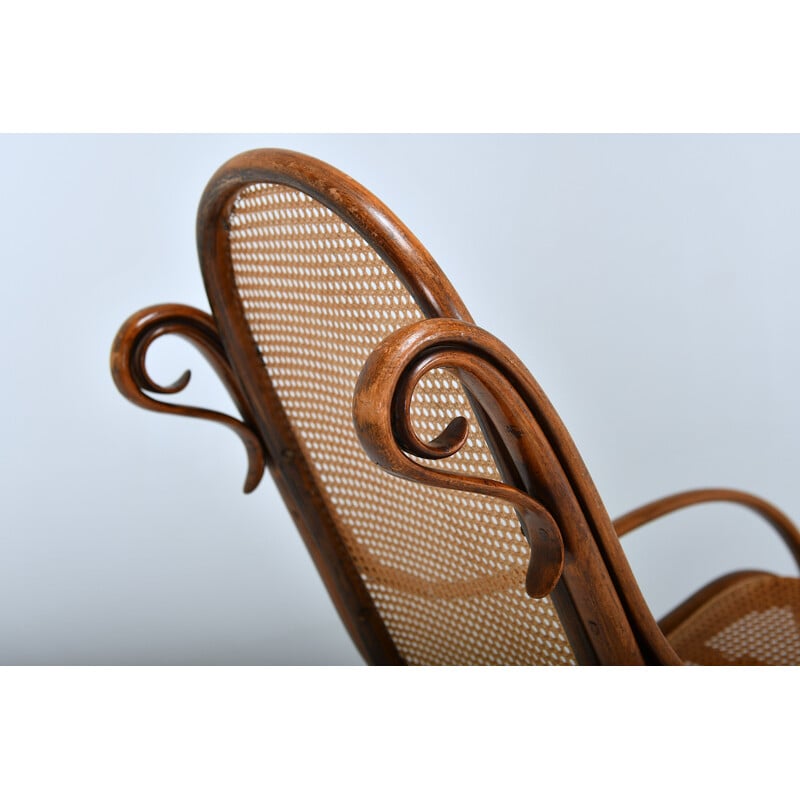 Rocking chair n 6 vintage par Thonet