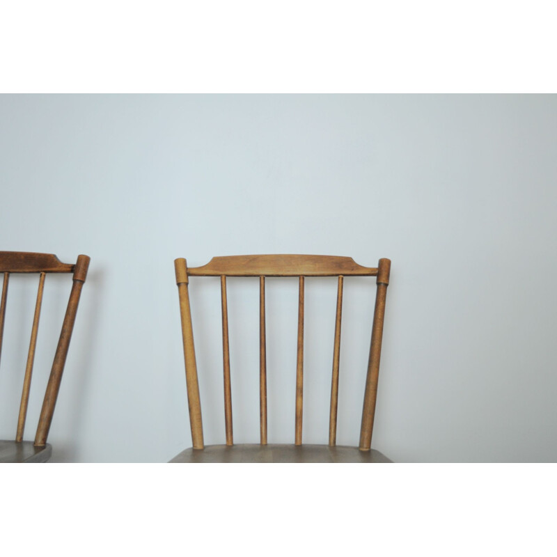 Set of 8 Børge Mogensen dining chairs for FDB Møbler 1940