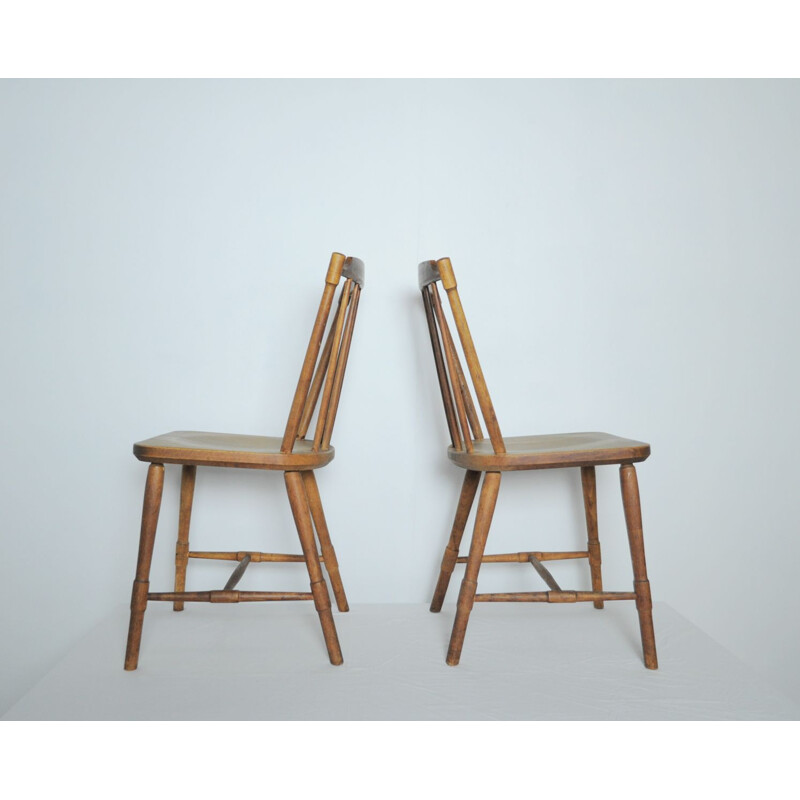 Set of 8 Børge Mogensen dining chairs for FDB Møbler 1940