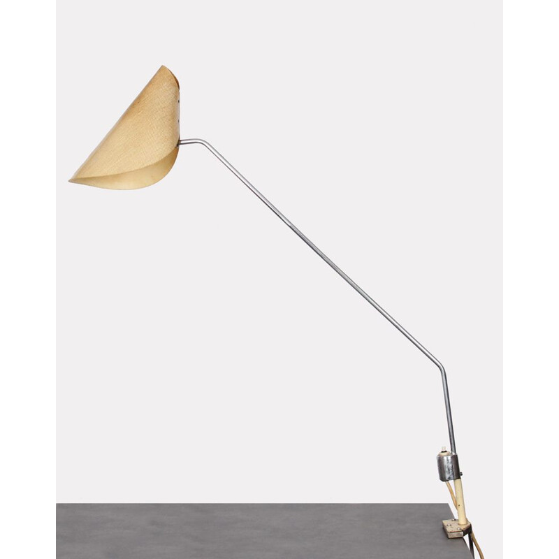 Vintage lamp for Napako in metal and glass fiber