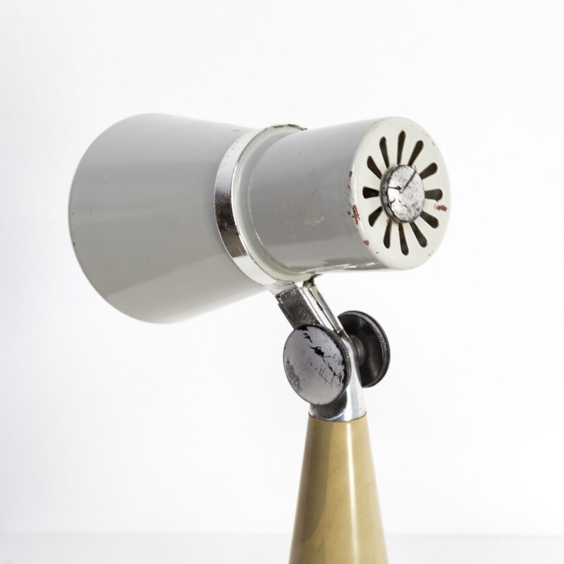 Vintage Leiha lamp in metal 1950