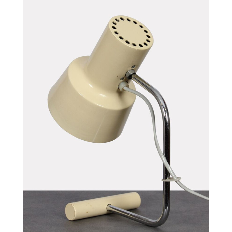 Lampe vintage pour Napako en métal beige 1970
