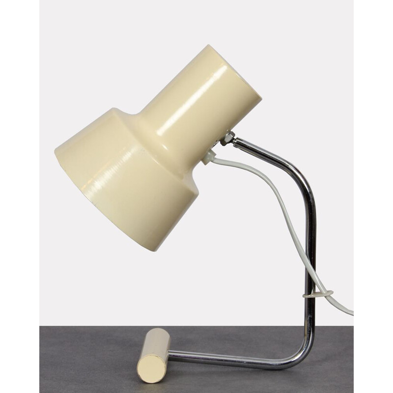 Lampe vintage pour Napako en métal beige 1970
