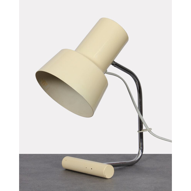 Vintage lamp for Napako in beige metal 1970