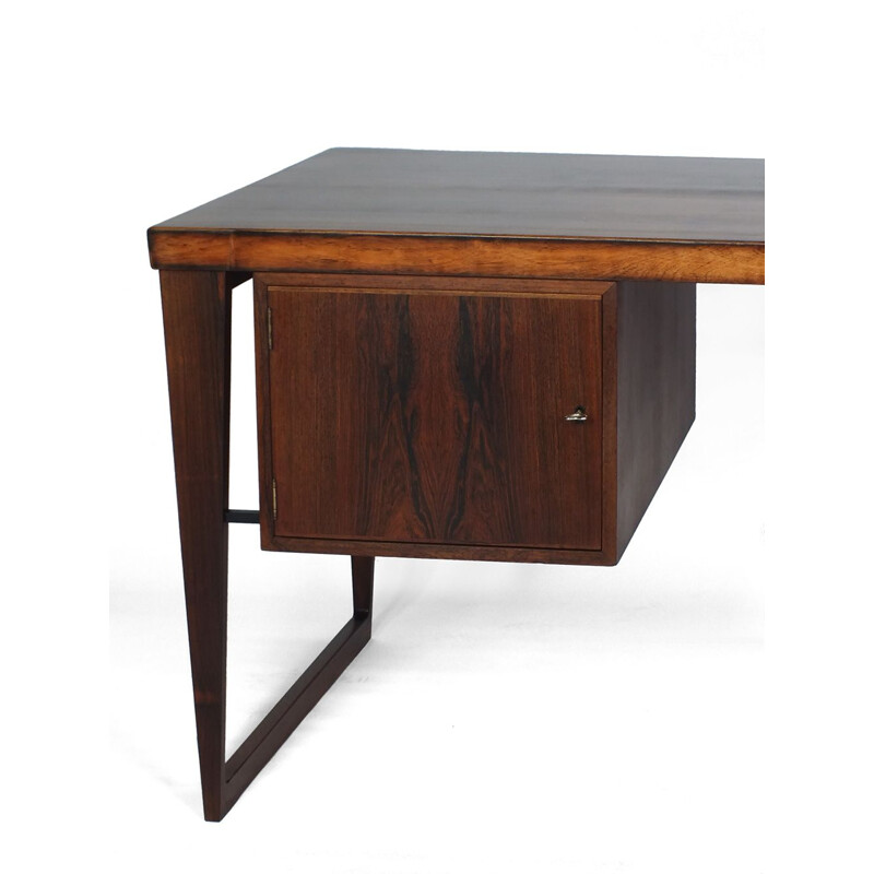 Vintage rosewood desk by Kai Kristiansen for Feldballes Møbelfabrik
