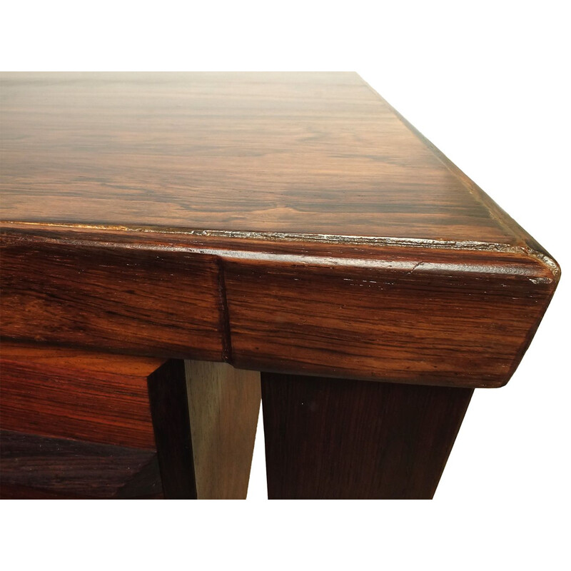 Vintage rosewood desk by Kai Kristiansen for Feldballes Møbelfabrik