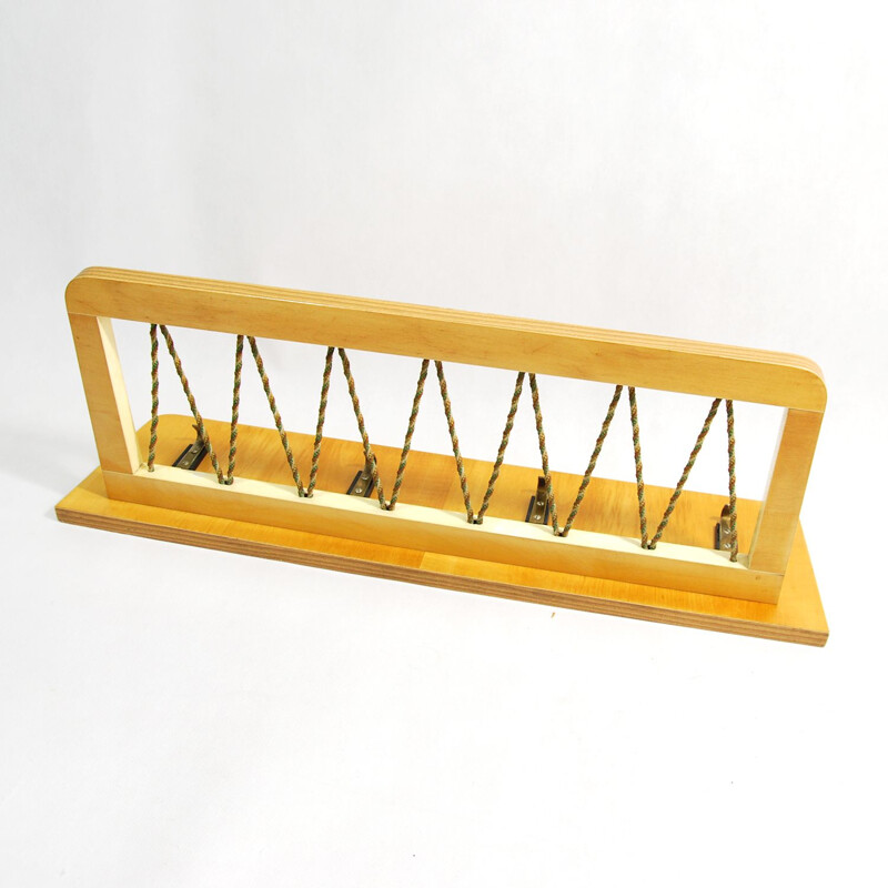 Vintage Wall hanger by VEB Hellerau Medigen Germany 1950s.