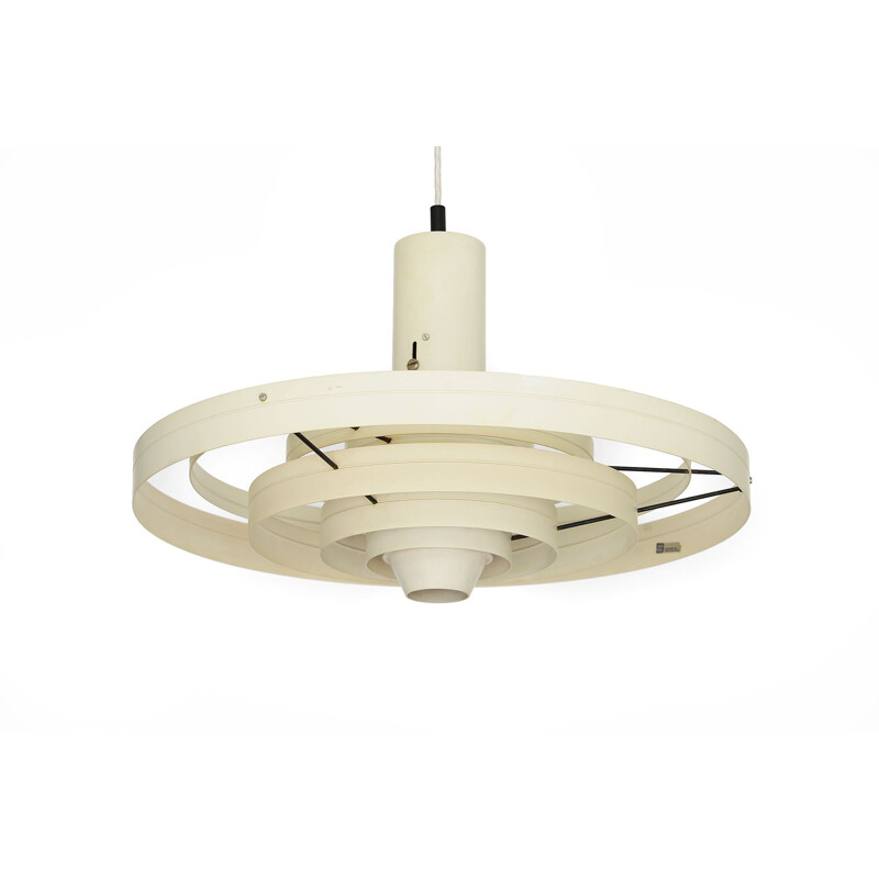 Wide pendant light Fibonacci by Sophus Frandsen for Fog & Mørup. Denmark 1960s