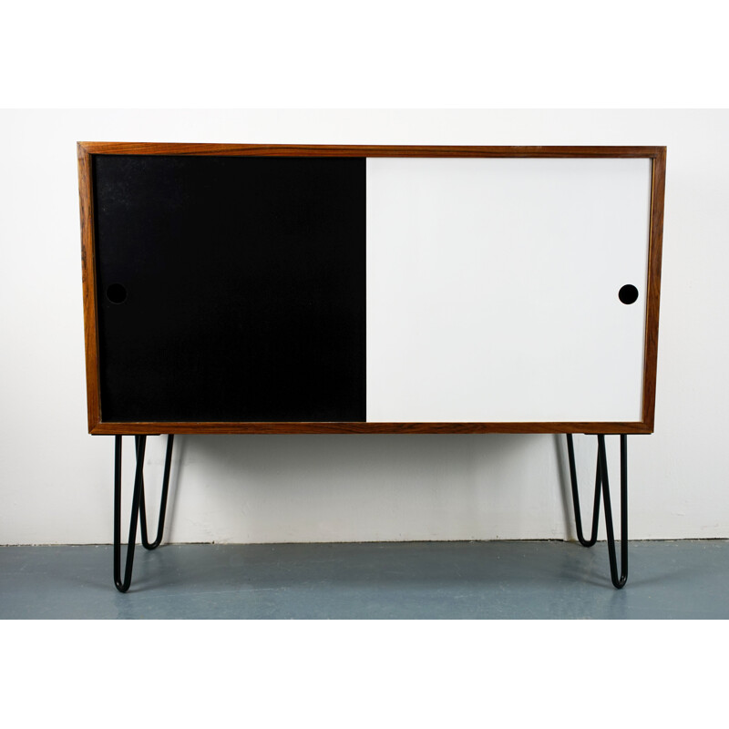 Small Rosewood Sideboard with Hairpin Legs 1960