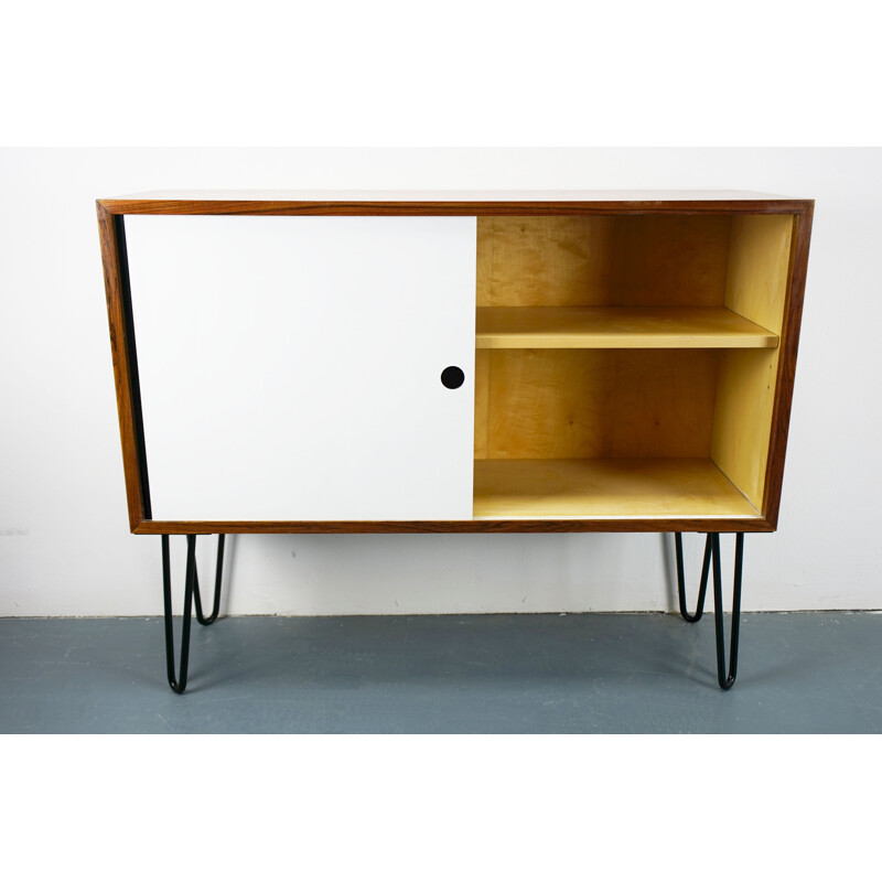 Small Rosewood Sideboard with Hairpin Legs 1960