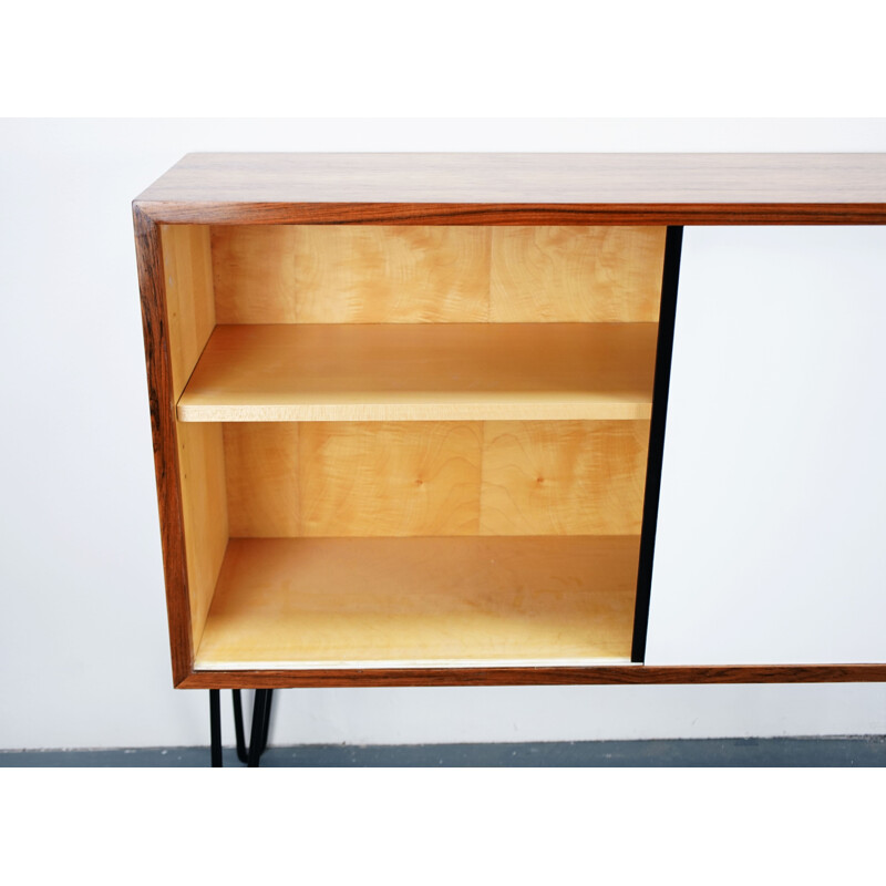 Small Rosewood Sideboard with Hairpin Legs 1960