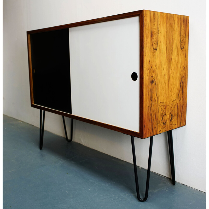 Small Rosewood Sideboard with Hairpin Legs 1960