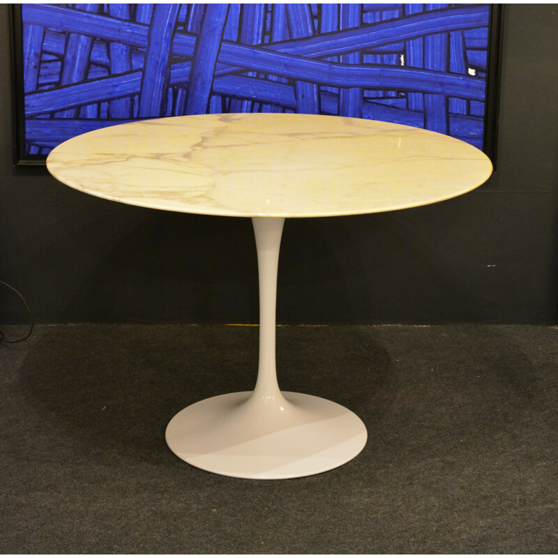 Table Tulip vintage 107cm by Eero Saarinen for Knoll International 1970