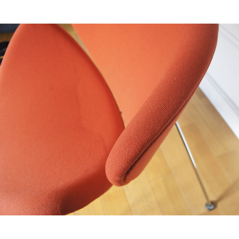 Vintage orange Slice chair by Pierre Paulin