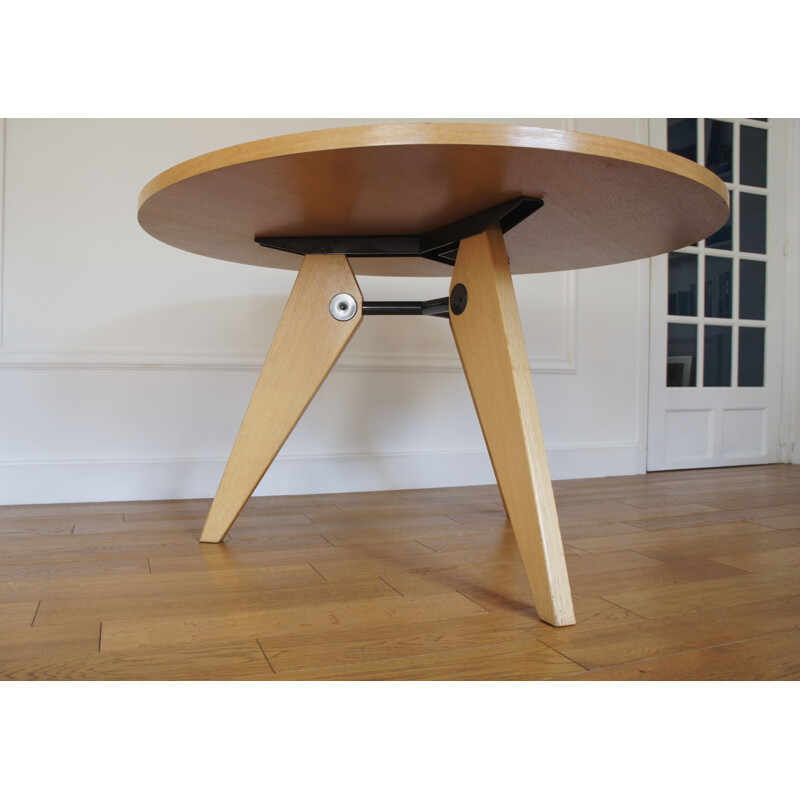 Table d'appoint vintage par Jean Prouvé pour Vitra