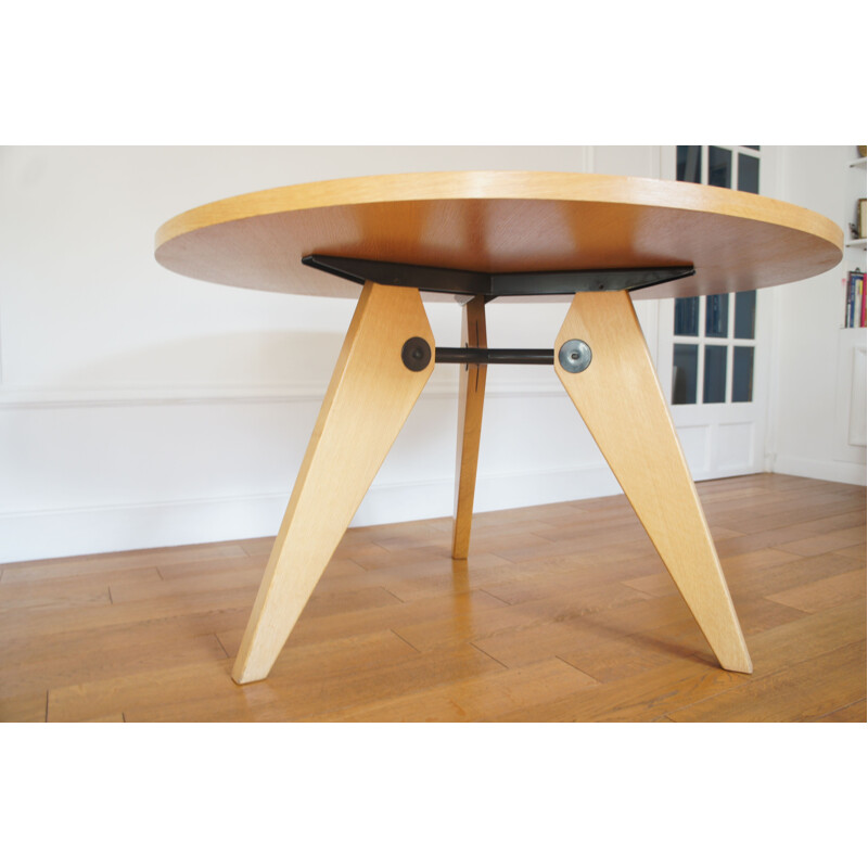 Vintage side table by Jean Prouvé for Vitra