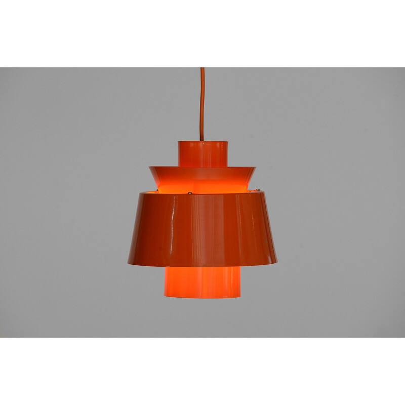 Vintage orange hanging lamp