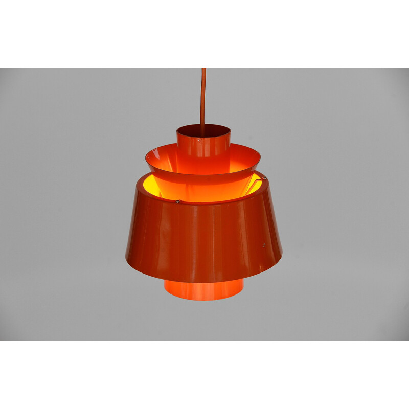 Vintage orange hanging lamp