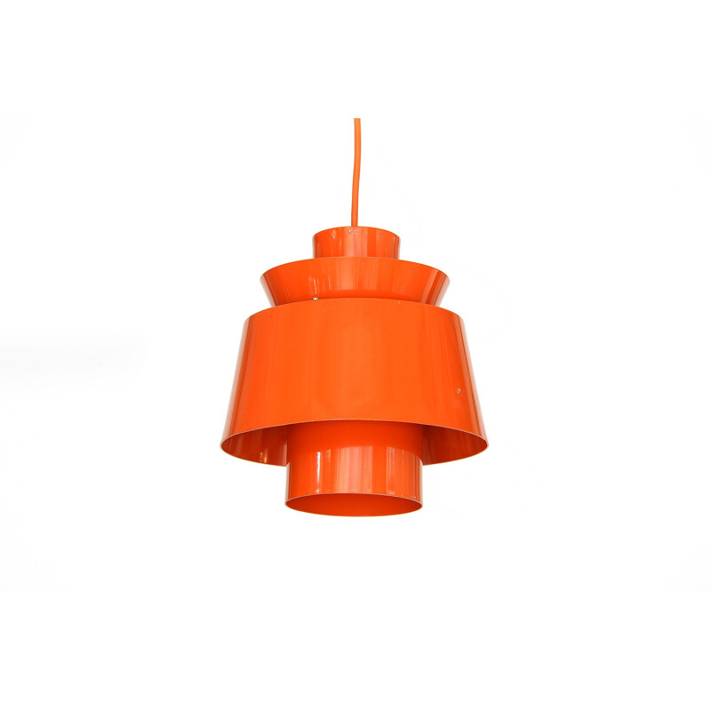 Vintage orange hanging lamp