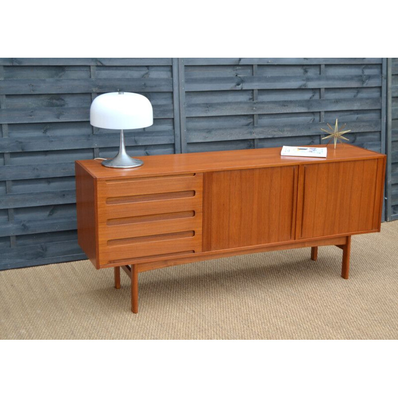 Vintage teak minimalist sideboard