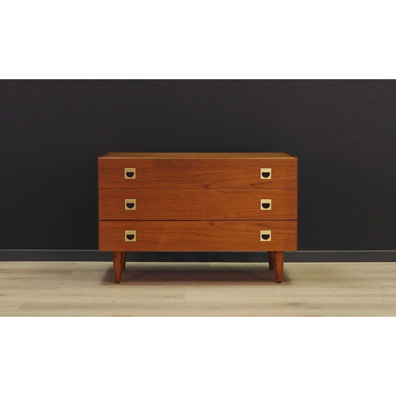 Vintage chest of drawers Scandinavian design in teak