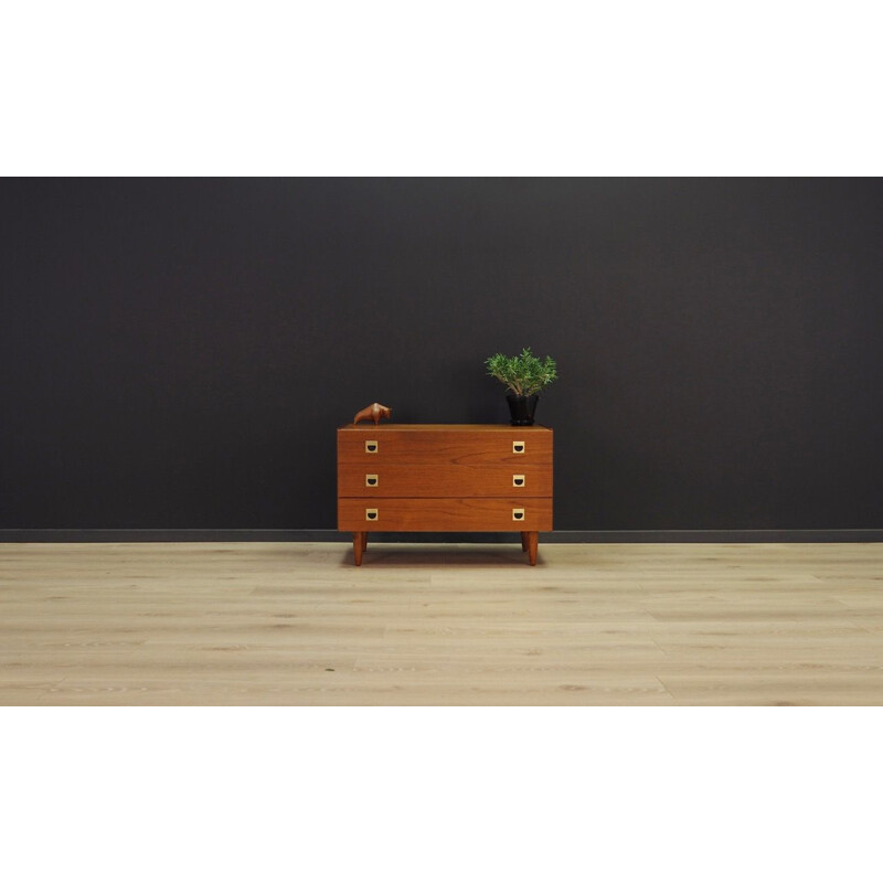 Vintage chest of drawers Scandinavian design in teak