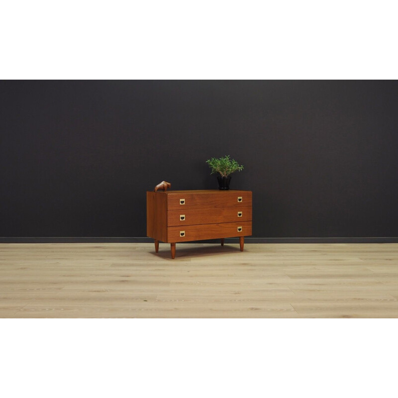 Vintage chest of drawers Scandinavian design in teak