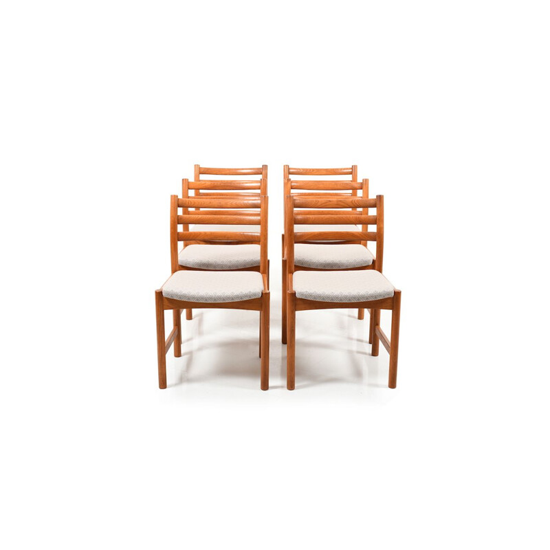 Set of Six Danish Dining Chairs by Poul Volther for Soro Stolefabrik