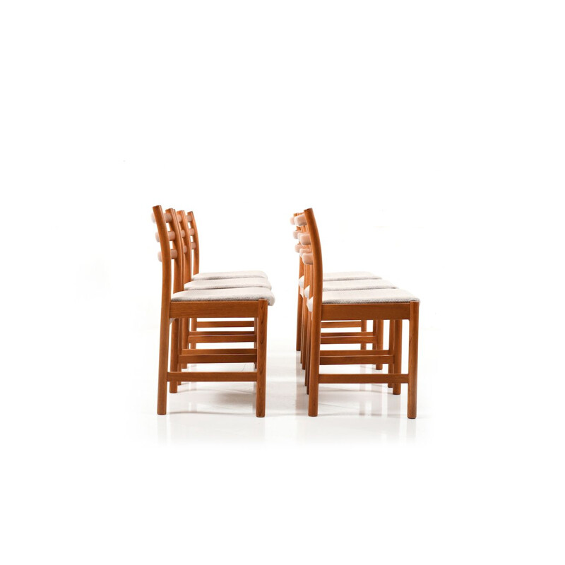 Suite de 6 chaises à repas danoises par Poul Volther pour Soro Stolefabrik