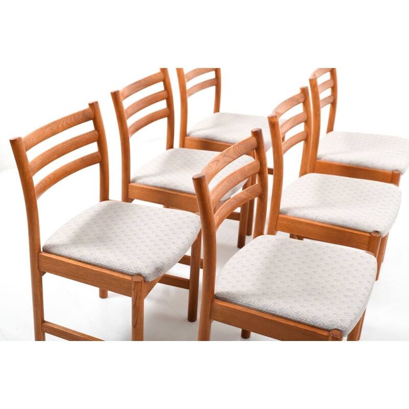 Set of Six Danish Dining Chairs by Poul Volther for Soro Stolefabrik