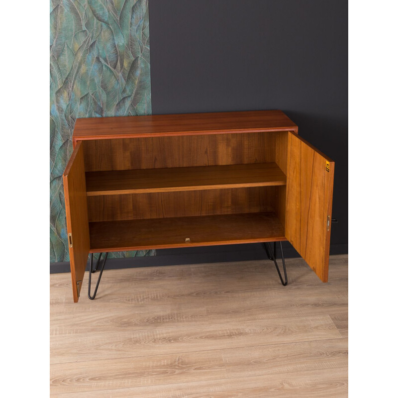 Vintage chest of drawers for Heinrich Riestenpatt in teak and steel 1960s