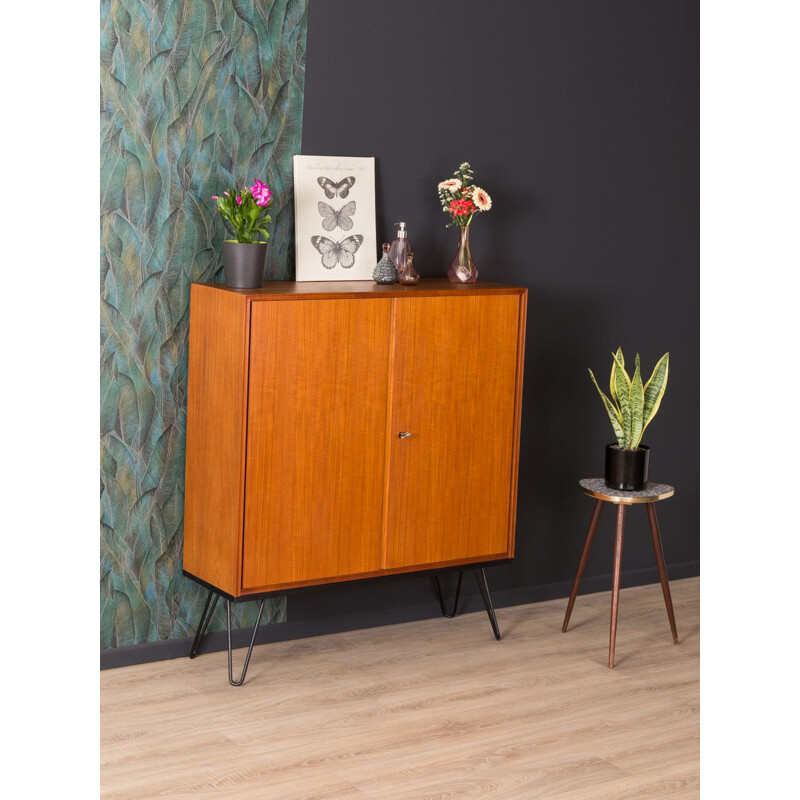 Vintage chest of drawers in teak and walnut 1960s
