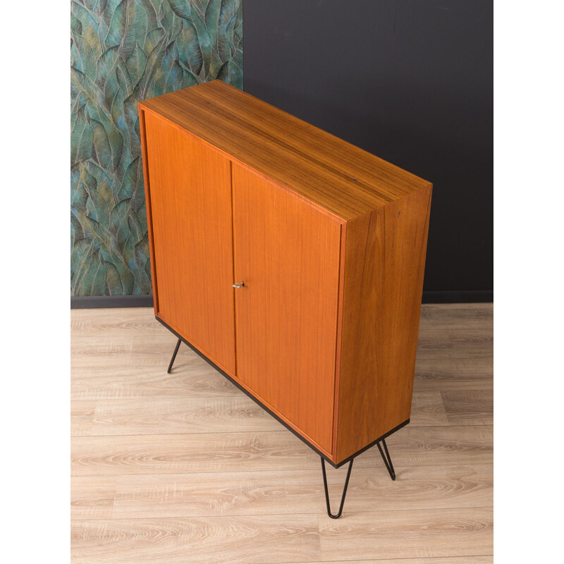 Vintage chest of drawers in teak and walnut 1960s