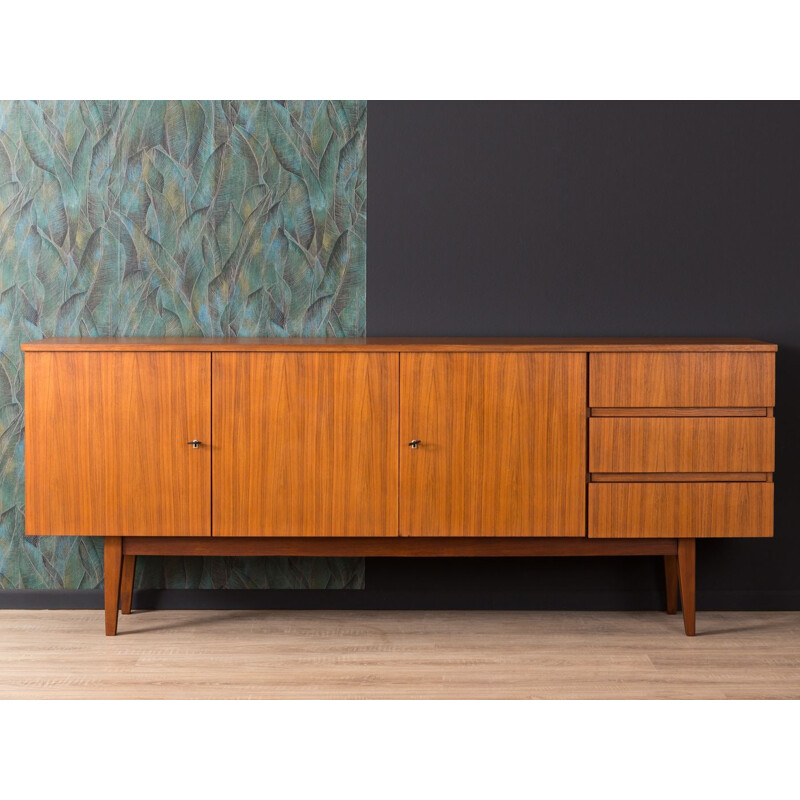 Vintage german sideboard in walnut 1960