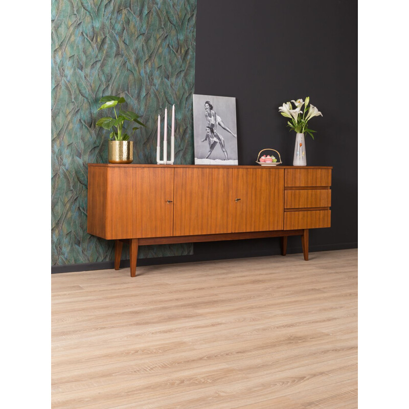 Vintage german sideboard in walnut 1960