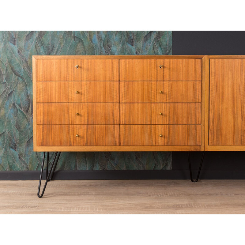 Vintage sideboard for WK Möbel in walnut and formica 1950