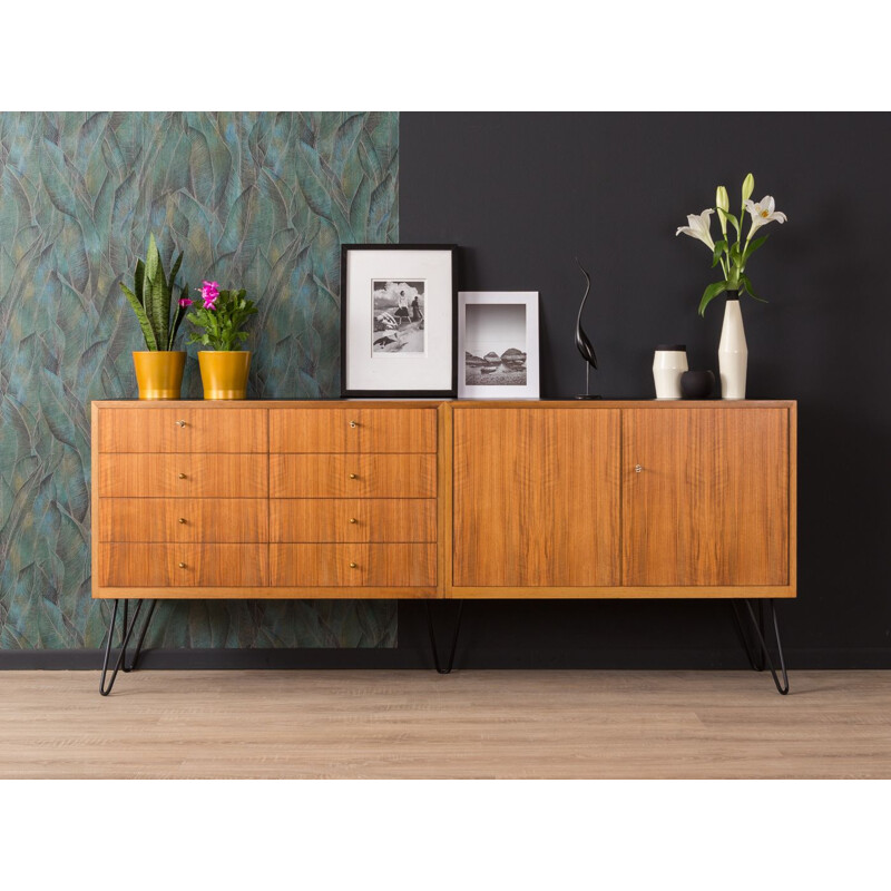 Vintage sideboard for WK Möbel in walnut and formica 1950