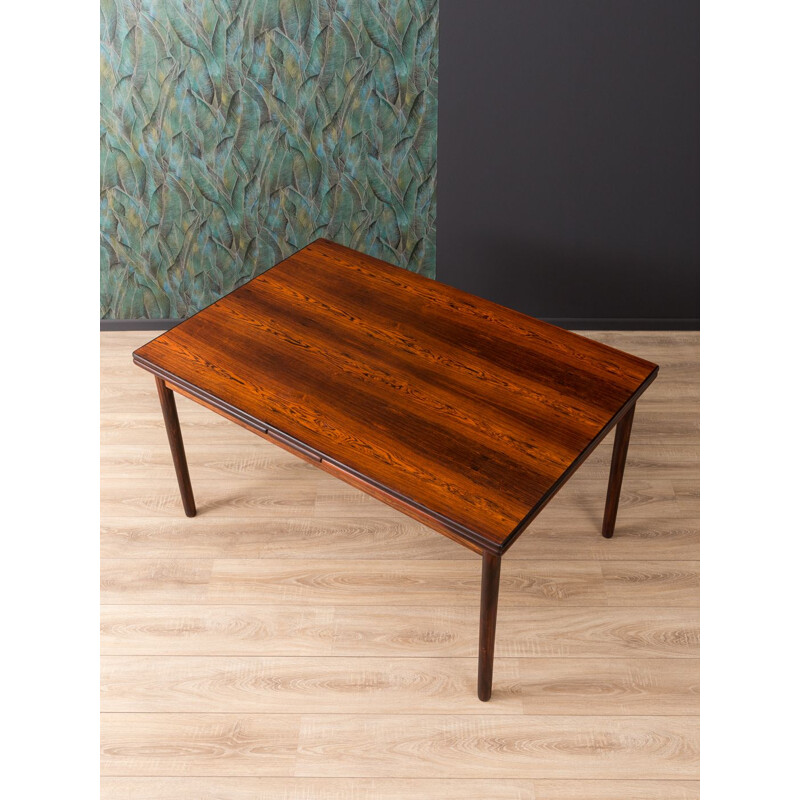 Vintage german extendable table in rosewood 1960