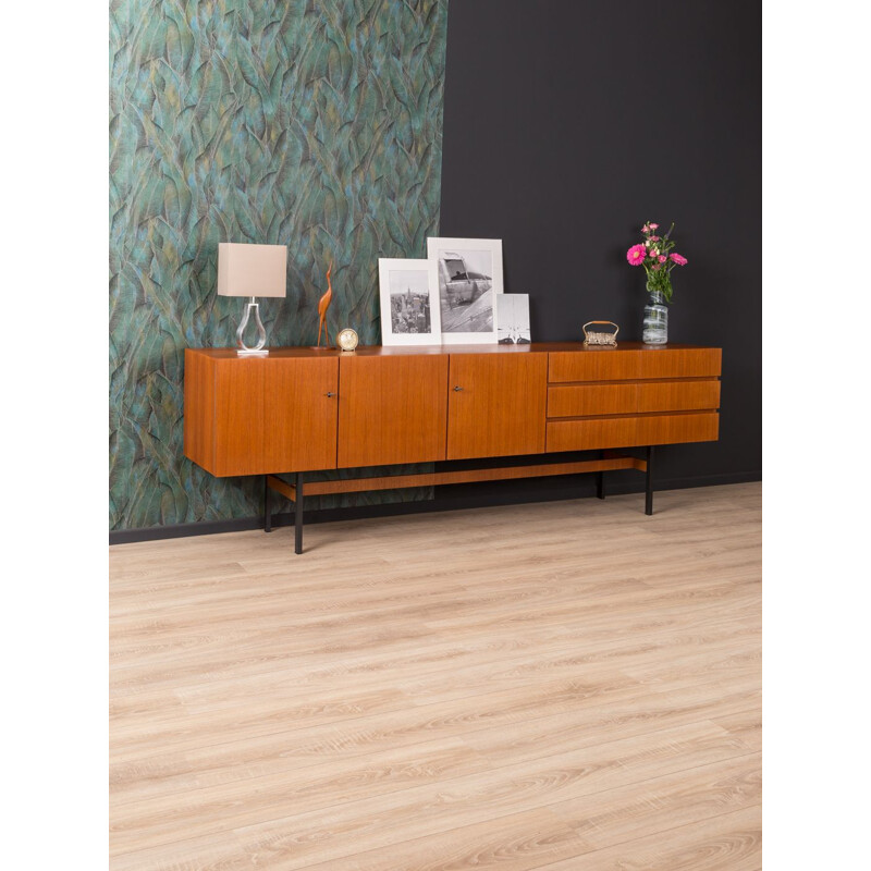 Long Vintage sideboard in teak by Mustering