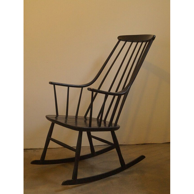 Vintage rocking chair by Lena Larsson for Nesto