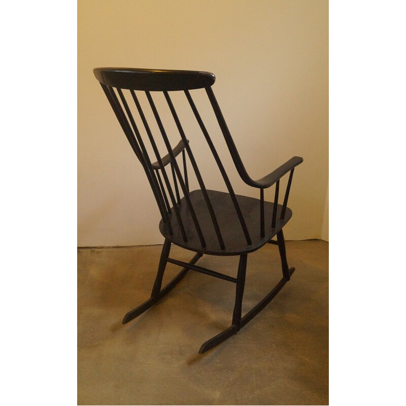 Vintage rocking chair by Lena Larsson for Nesto