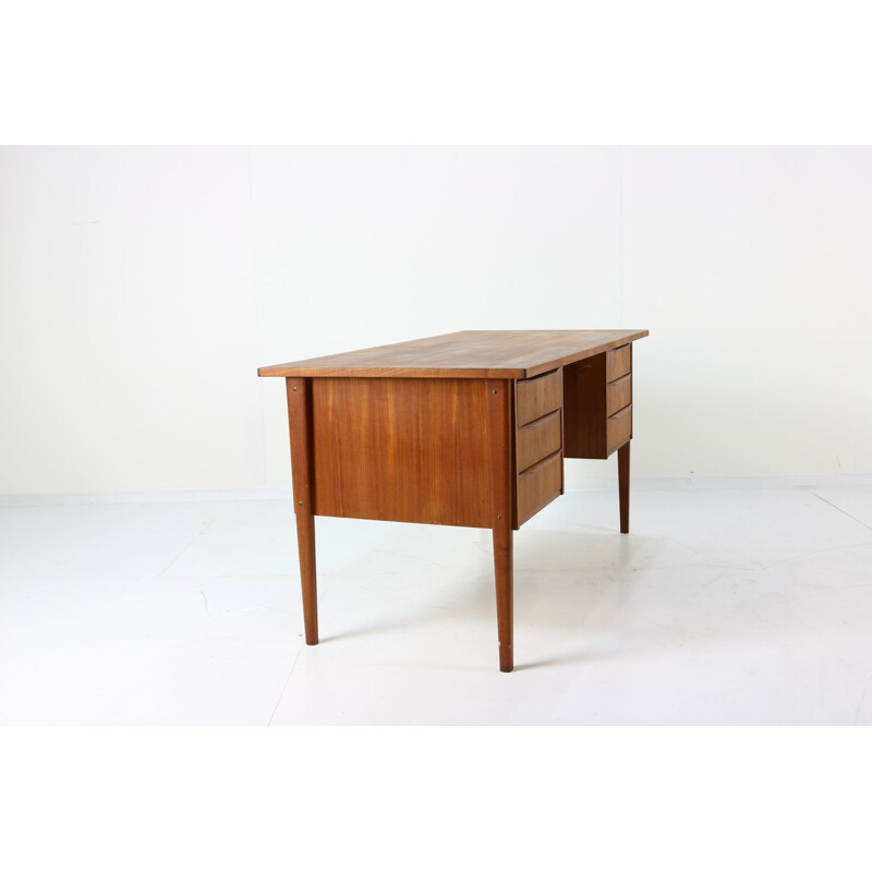 Vintage teakwood Danish design desk