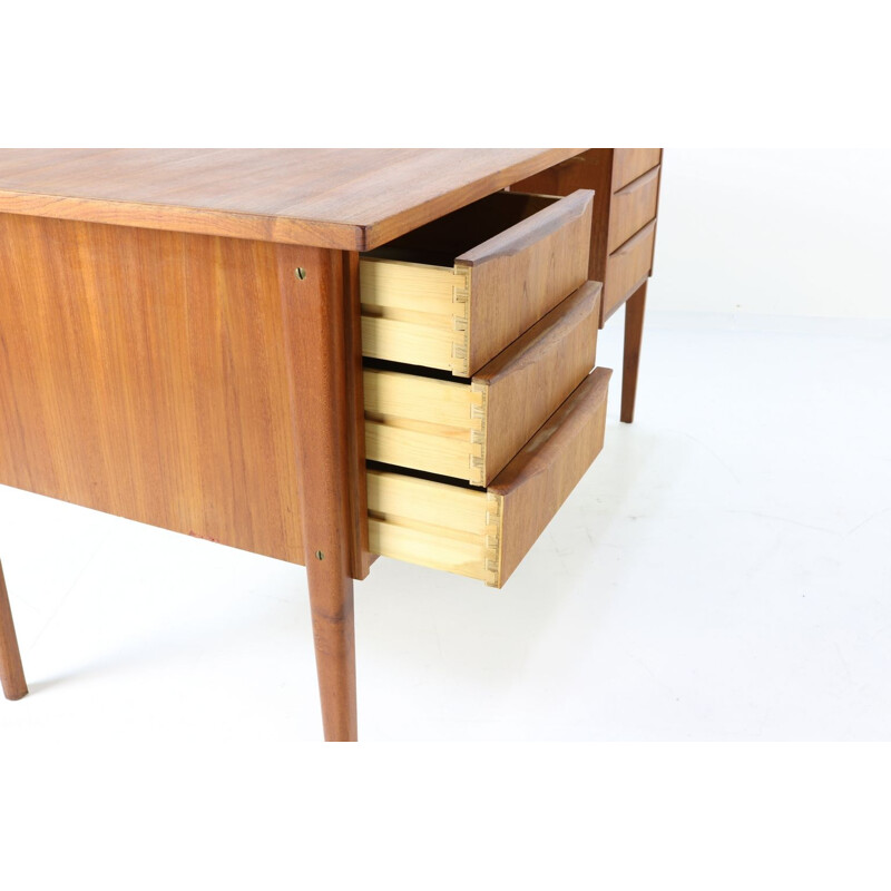 Vintage teakwood Danish design desk