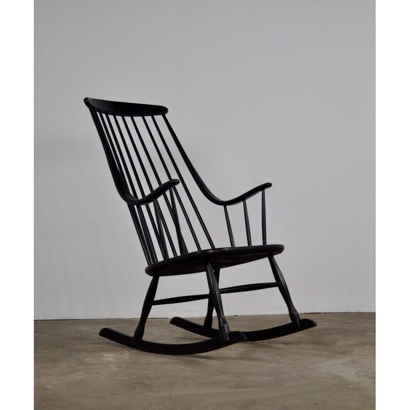 Chaise à bascule vintage par Lena Larsson pour Nesto
