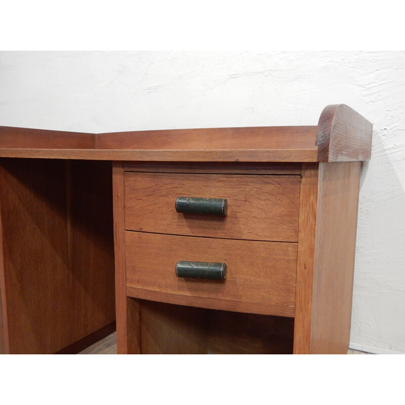 Vintage oak office desk