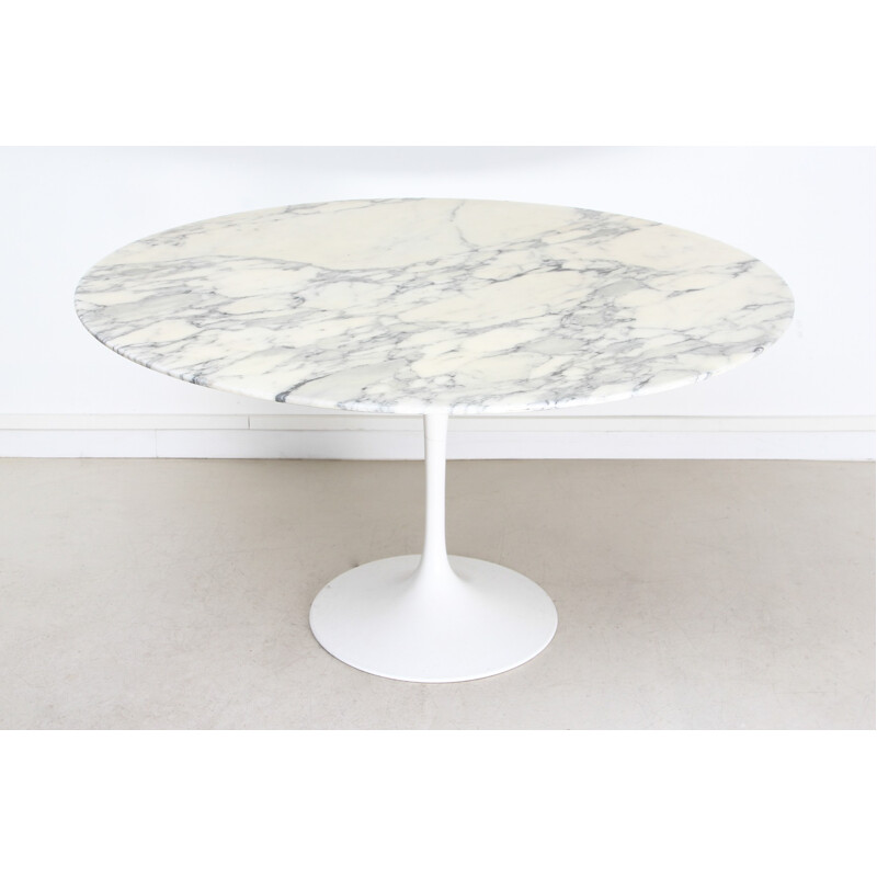 Dining table in marble and metal, Eero SAARINEN - 1958
